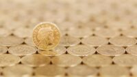 Make a donation image of pound coins